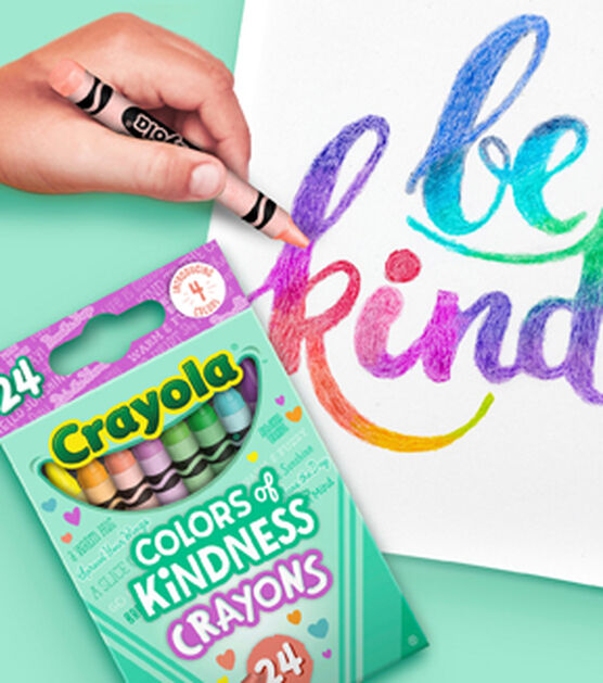Crayola Colors of Kindness Crayons 24 ct, 24 pk - Pay Less Super