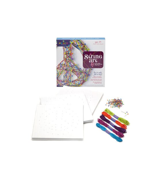 Craft Tastic 8.5" String Art Kit 177pc, , hi-res, image 2