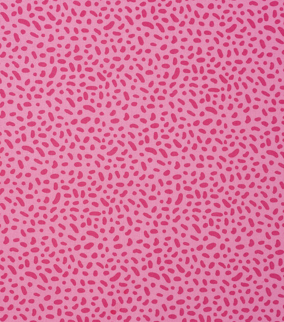 Spots on Pink Cotton Fabric by Keepsake Calico