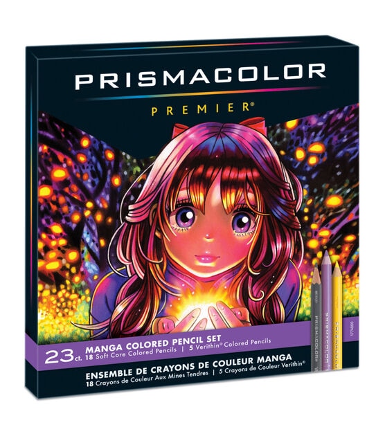 Prismacolor Verithin Colored Pencils Set - 24 Assorted Colors