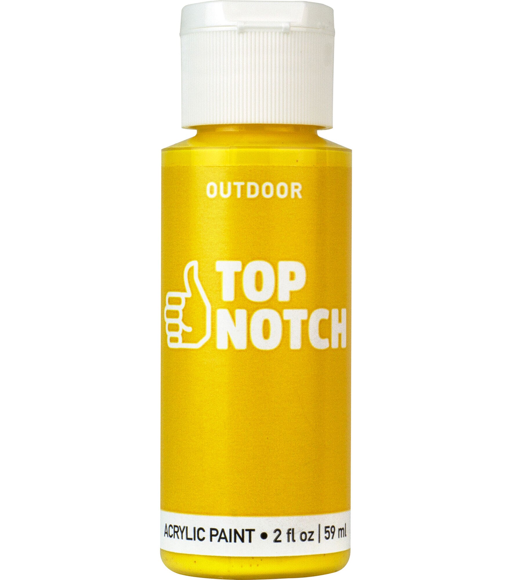 2oz Blue Weather Resistant Paint by Top Notch, Yellow, hi-res