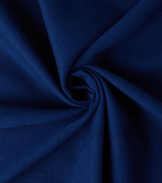 Yarn-Dyed Solid Cotton Flannel - Heather Blue