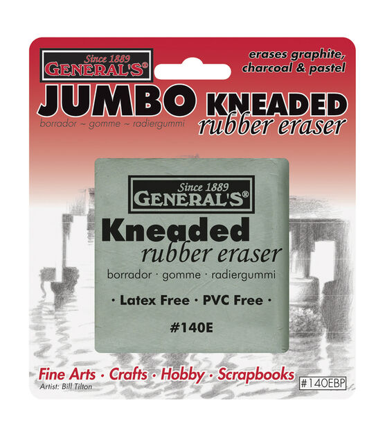 Jumbo Kneaded Rubber Eraser 140e by General's – Mondaes Makerspace