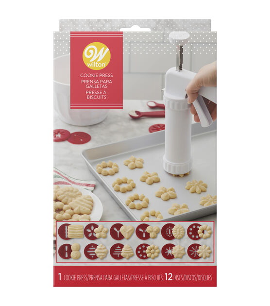 NEW Biscuit Press Set Cookie Maker Machine Kit Dough Crackers