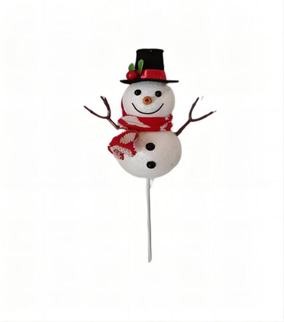 Genuine Leather - Snowman Ornament - Christmas - Silver Glitter - Whit –  Almost Friday Designs