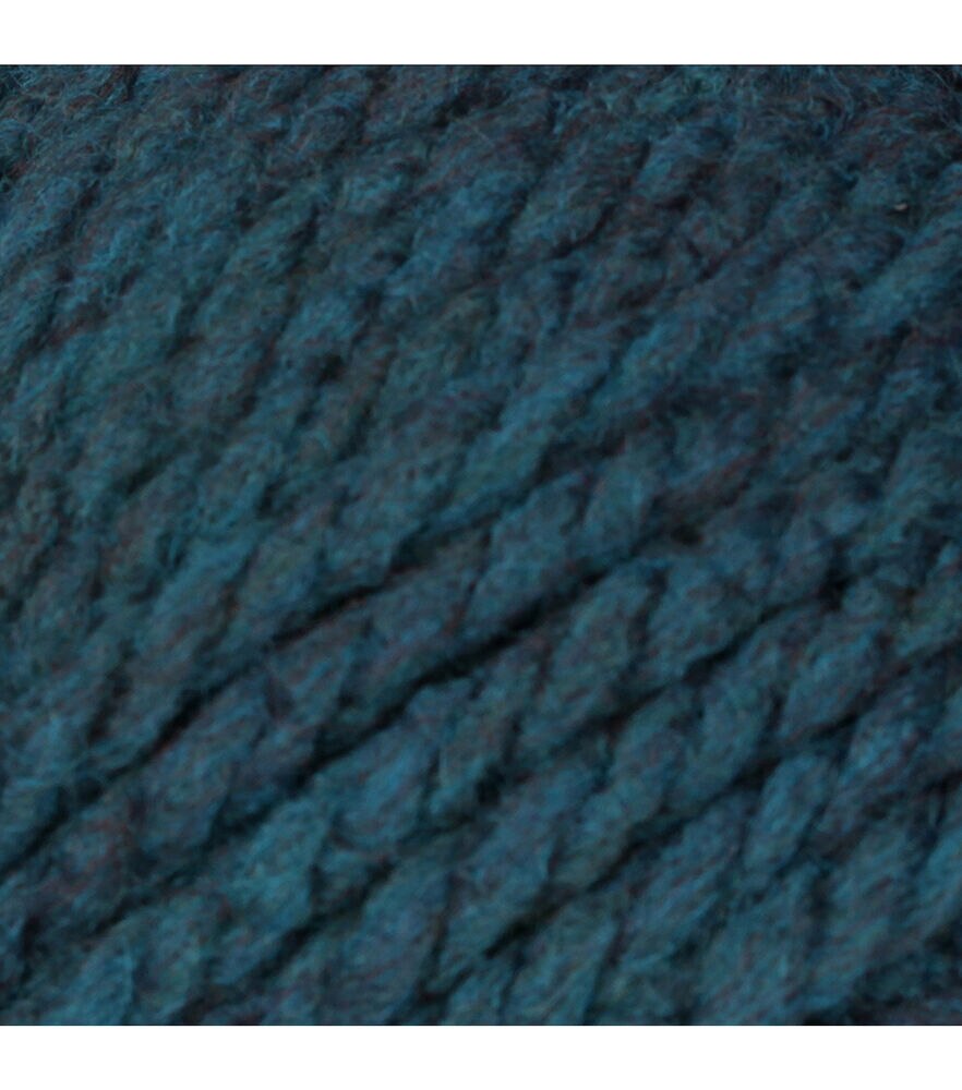 Bernat Softee Chunky 108yds Super Bulky Acrylic Yarn, Teal, swatch, image 6