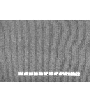 Knit Solid Ribbed Knit Fabric