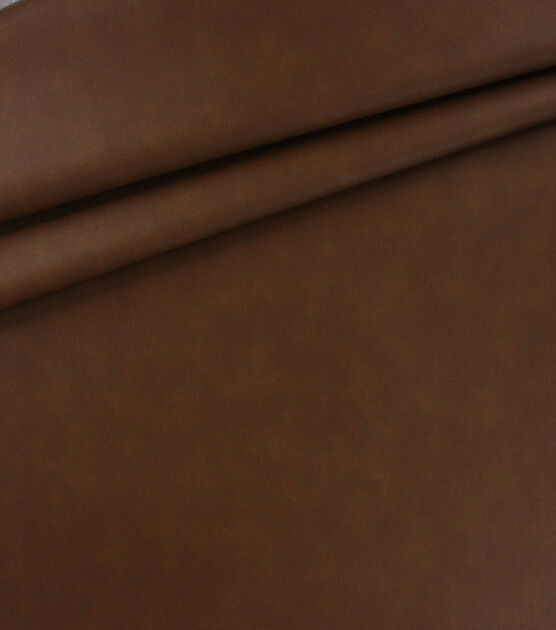 Monument Cinnamon - Brown Leather Upholstery Fabric -  www.