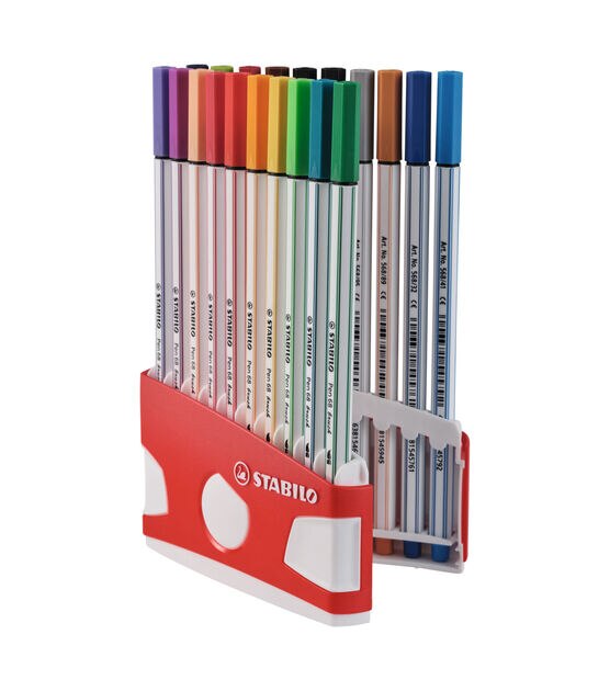 STABILO Pen 68 Brush Parade 20-Color Set