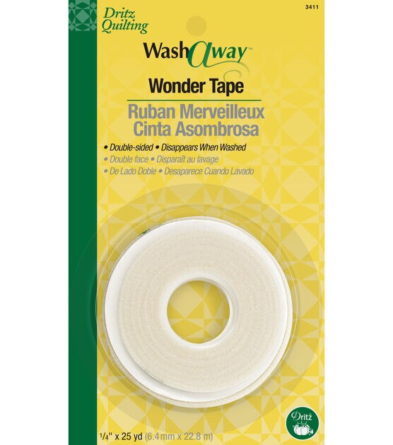 Dritz 3/4 x 5yd Res-Q-Tape, Double Sided Adhesive Tape