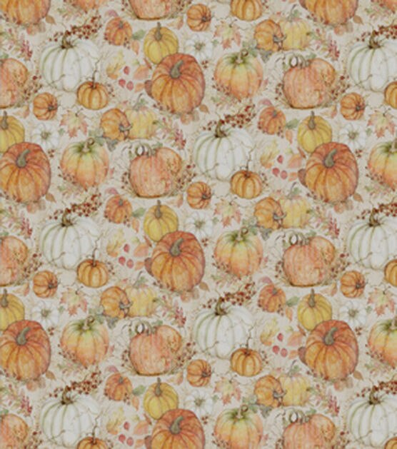 Susan Winget Pumpkins Fall Cotton Fabric
