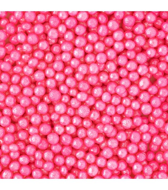 4MM Pink Edible Pearls - Confectionery House