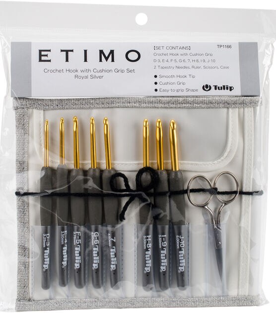 Tulip 12ct Etimo Crochet Hook Sets With Storage Case