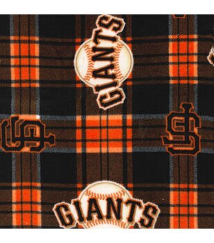 MLB SAN FRANCISCO GIANTs Throwback Logos Print Baseball 100% cotton fabric  licensed material Crafts, Quilts, Home Decor