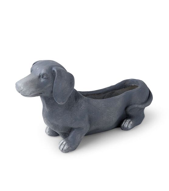 20" Spring Dachshund Planter by Place & Time