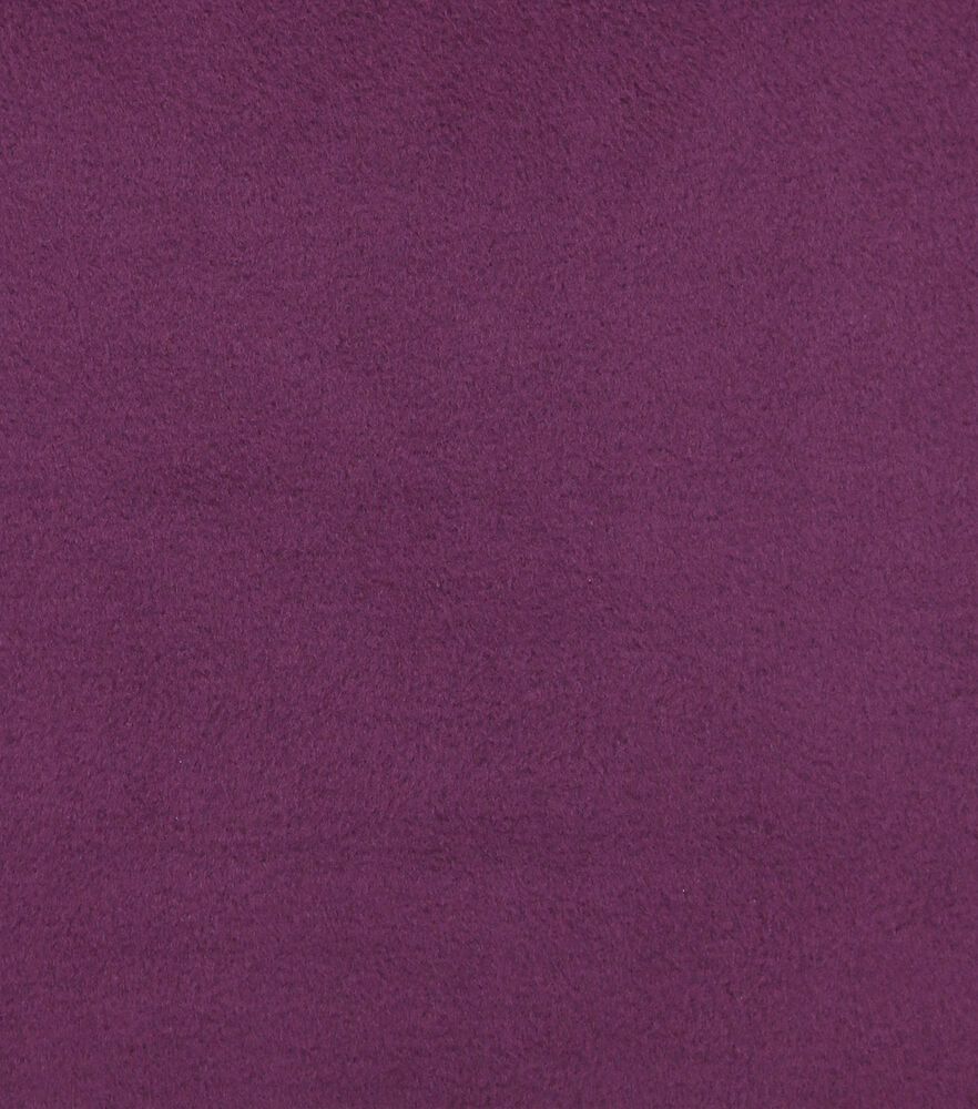 Luxe Fleece Fabric Solids, Potent Purple Luxe, swatch