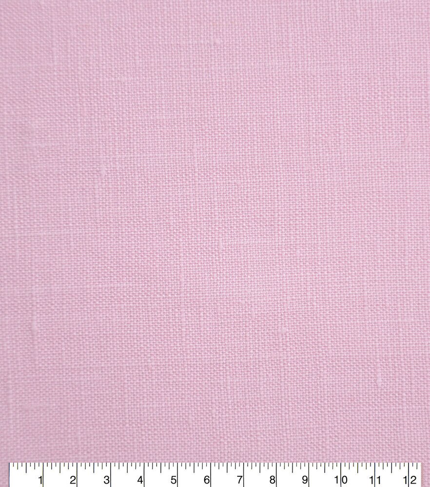 100% Linen Fabric Solids, Peachskin, swatch, image 2