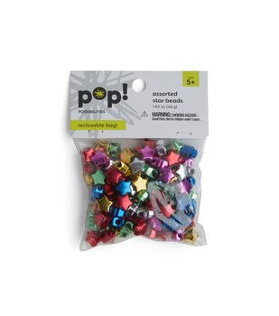 POP! Possibilities 15 pk 16mm Round Marble Beads - Multi