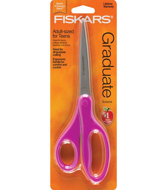 Fiskars Softgrip Kids Scissors with Blunt Tip, 5, Black/Yellow