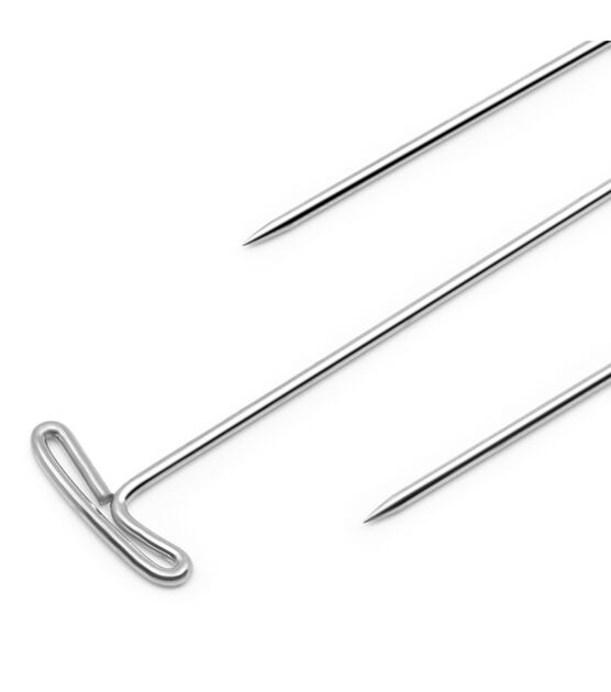 T Pins, 220 Pack, Assorted Sizes, T-Pins, T Pins for Blocking Knitting, Wig  Pi