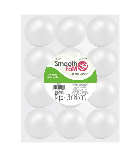 Small Foam Balls for Crafts (2 In, 75 Pack), PACK - Kroger