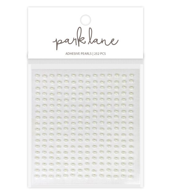 3mm Ivory Adhesive Pearls 252pc by Park Lane