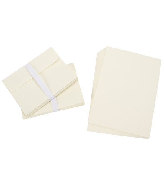 50 Packs 5x7 Envelopes, White A7 Envelopes, 5x7 Envelopes for