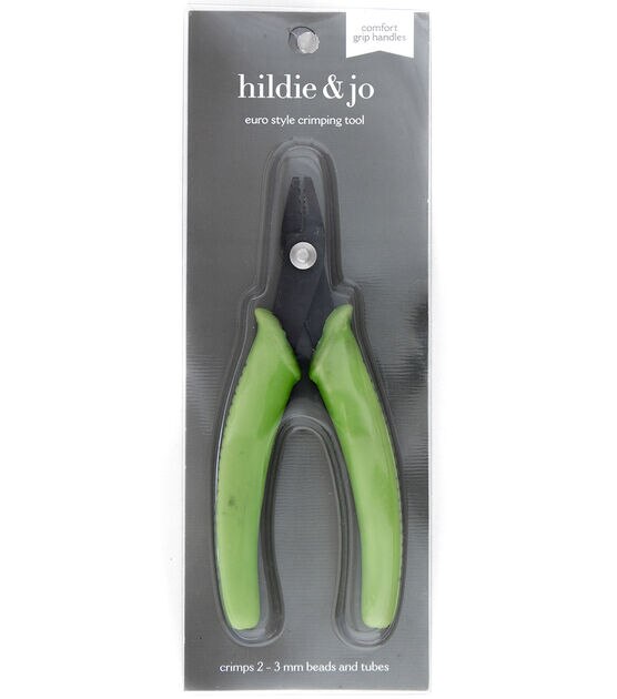 8 Chain Nose Pliers With Green Handle by hildie & jo