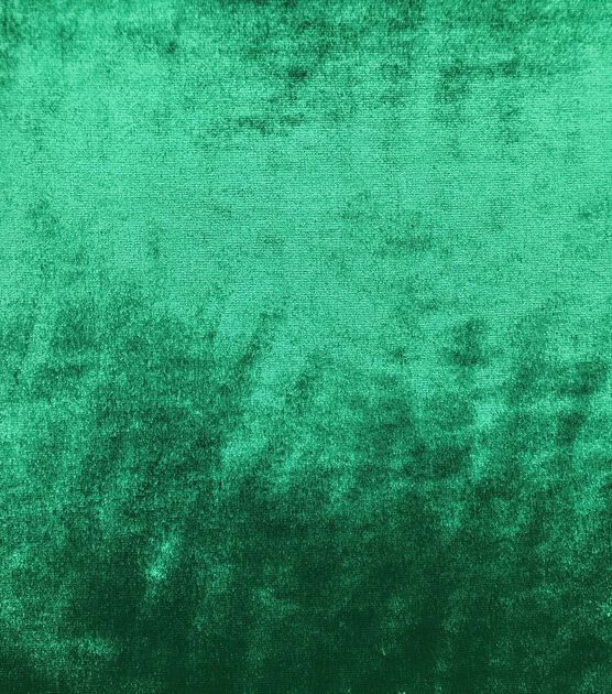 Stretch Velvet Crushed Green Forest Width 58/60 Apparel Fabric