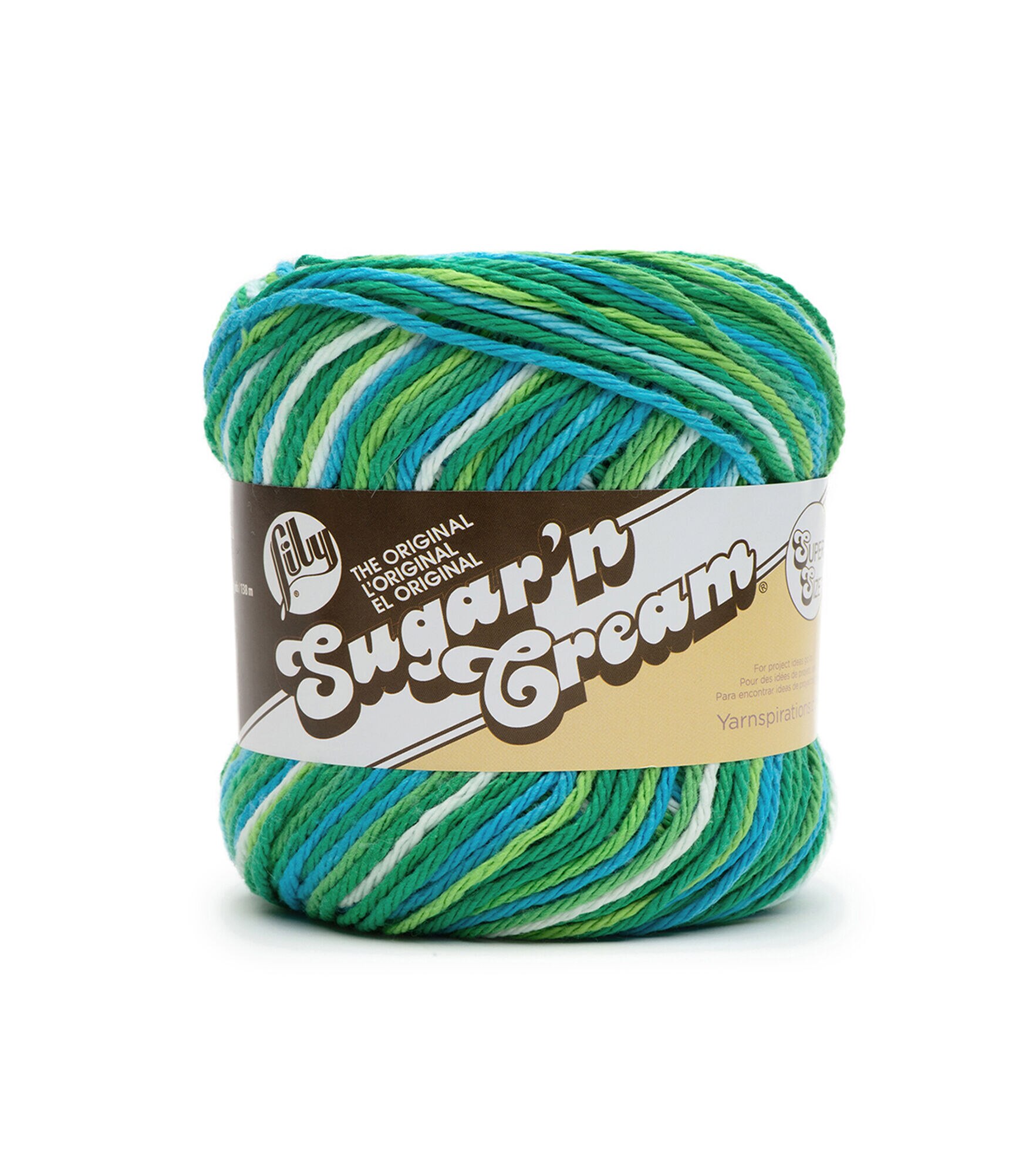 Cotton Yarn 2.5 oz ea 2 New Skeins Variegated Pastels Nature's