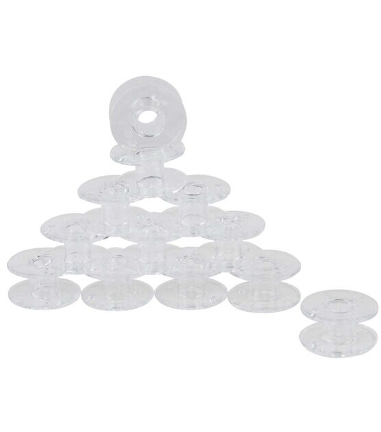 Set of 12 Reusable Bobbins Class 15 Plastic Sewing Notion CHN02