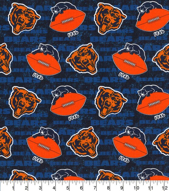 Fabric Traditions Chicago Bears Cotton Fabric Legacy