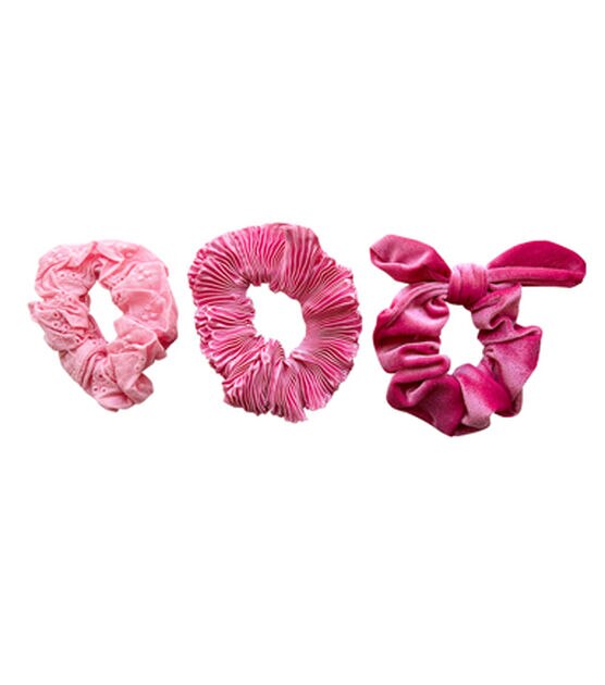 3ct Valentine's Day Velvet Tails Scrunchies by hildie & jo, , hi-res, image 2