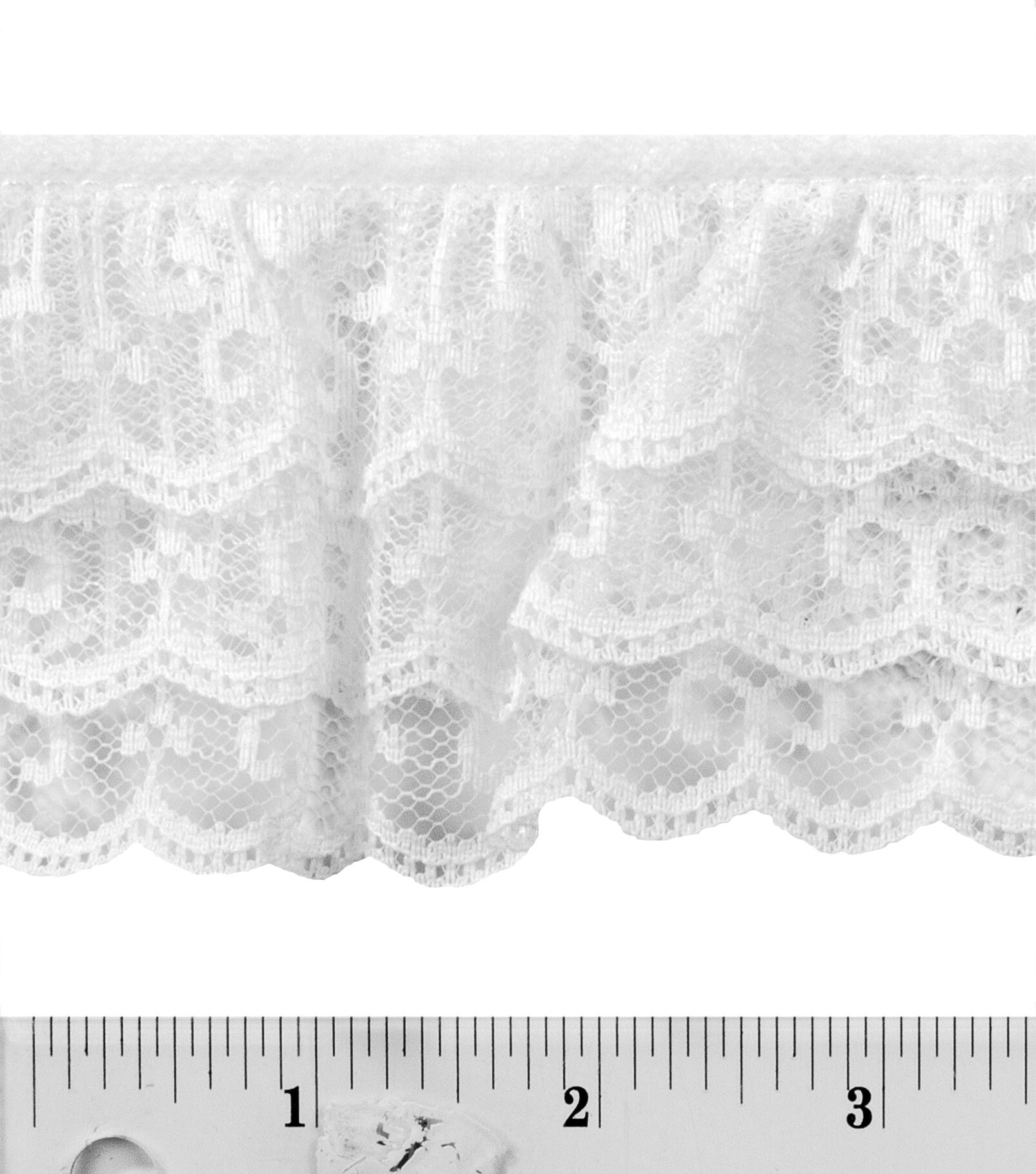 Ruffled lace deals by the yard