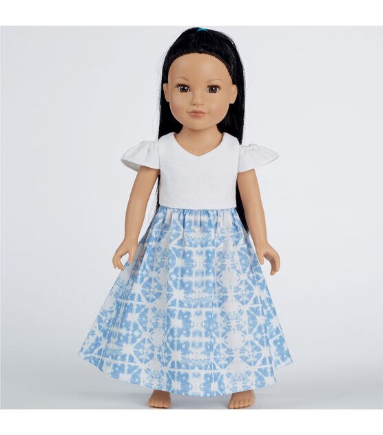 Princess Anya 18 Inch Doll Clothes Pattern Fits Dolls Such as