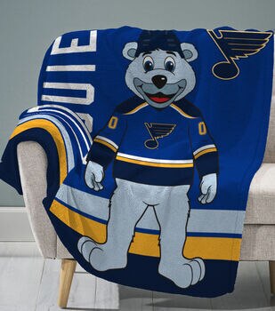 NHL St. Louis Blues Cotton Fabric Block | by The Yard