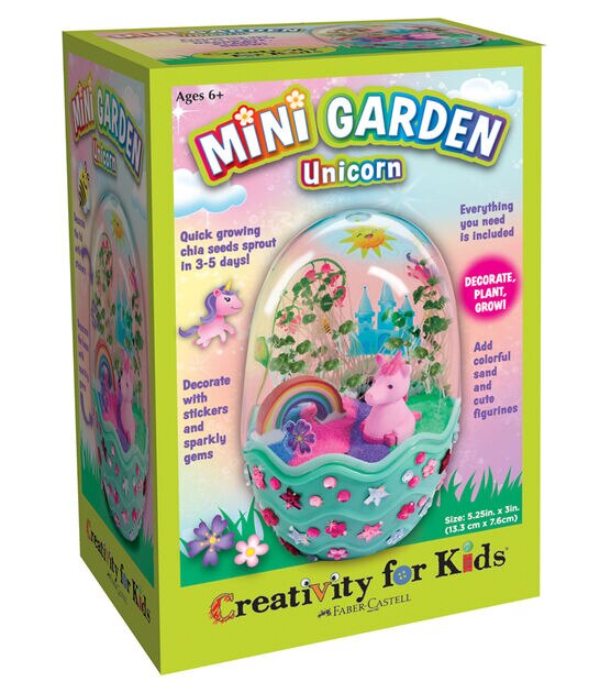 Creativity For Kids 12ct Mini Garden Unicorn Activity Kit