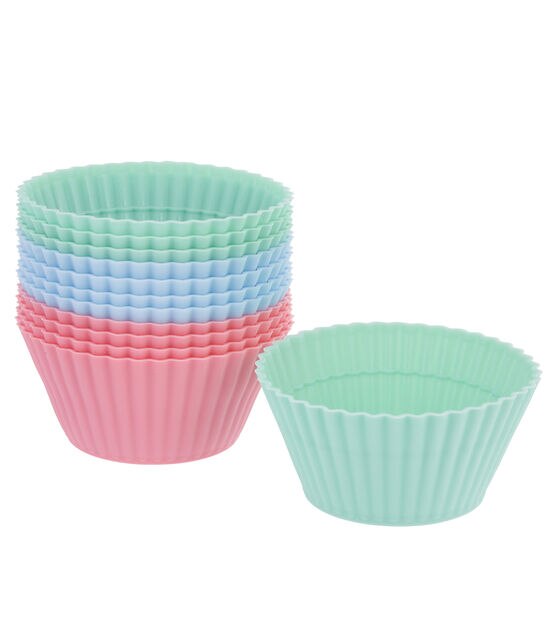 Multicolor Silicone Baking Cups, Set of 12 + Reviews