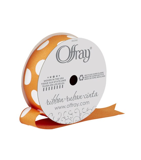 Offray 1.5x21' Double Faced Satin Solid Ribbon - White - Ribbon & Deco Mesh - Crafts & Hobbies