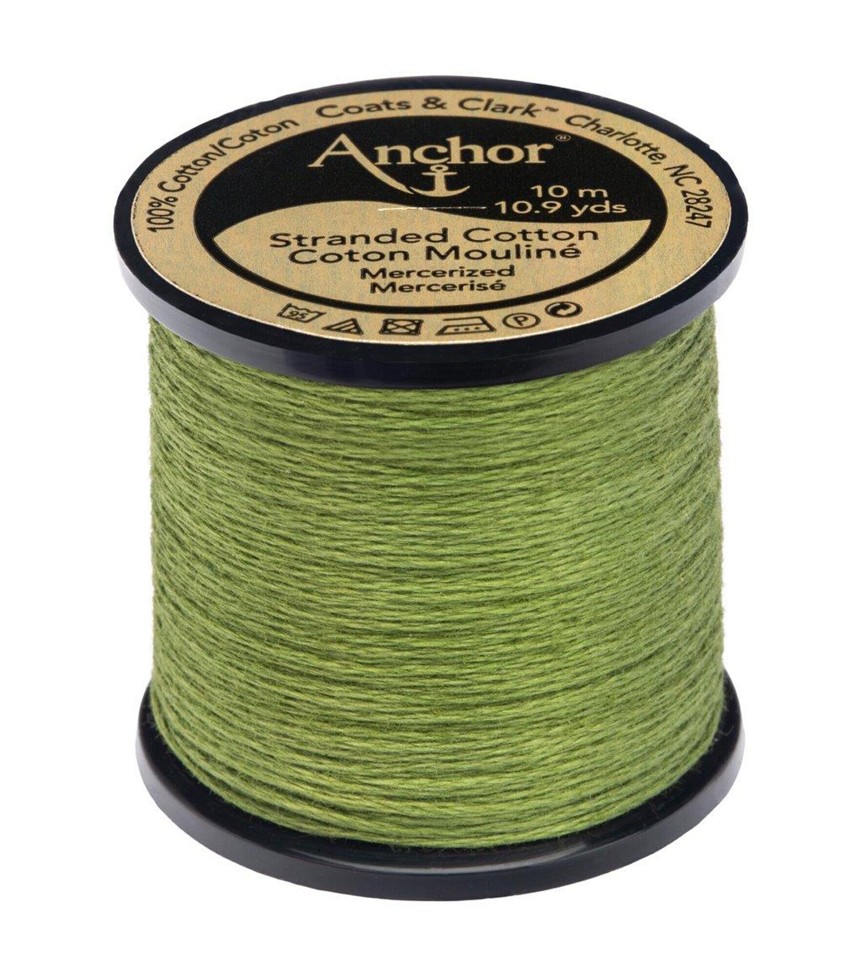 Anchor Cotton 10.9yd Greens Cotton Embroidery Floss, 267 Avocado Medium, hi-res