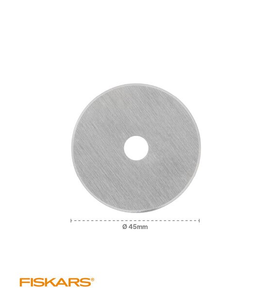 2 Pack Fiskars Rotary Cutter Replacement Blades 45mm Total Of 10 Blades New