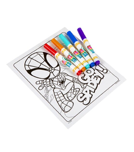 Crayola Color Wonder, Spiderman Coloring Pages & Mess Free Markers