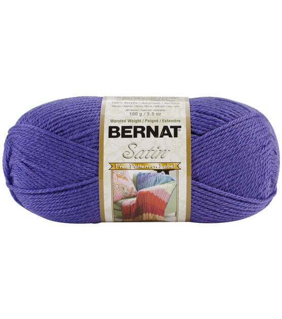 Bernat Satin Worsted Acrylic Yarn