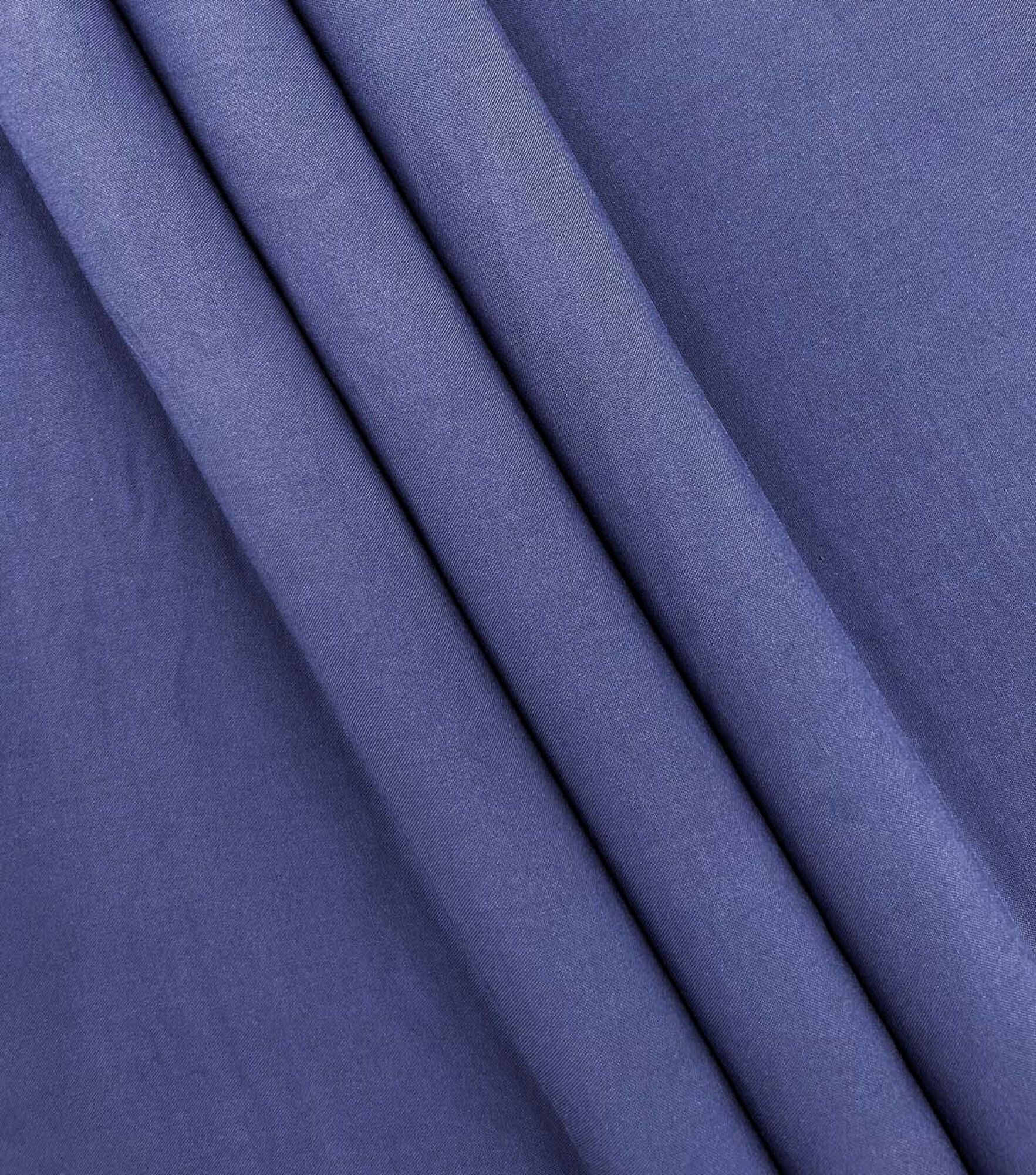 Solid Smocked Rayon Silky Challis Fabric, Sky, hi-res