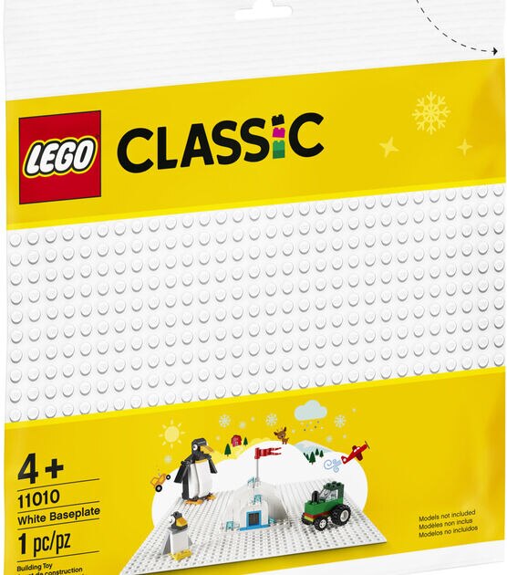 LEGO Classic White Baseplate 11010 Set, , hi-res, image 3