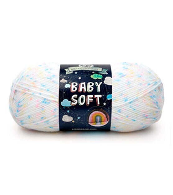 Lion Brand Yarn Baby Soft Boucle Yarn, White : : Home & Kitchen