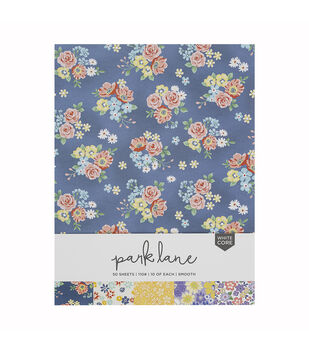 Fabric Floral Paper Pack - 12 x 12