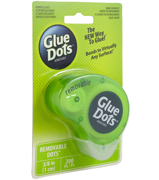 Glue Dots Mini Dot N' Go Dispenser with 300 (.375 Inch) Permanent Adhesive  Do
