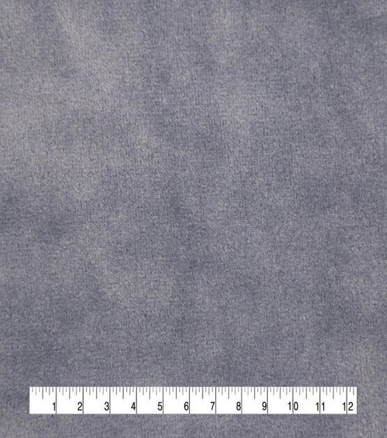 Lightweight Decor Fabric Medium Gray Velvet Bubble by Joann