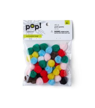 10/15/20/25/30mm Glitter Pompom Balls Furry Pompon DIY Crafts
